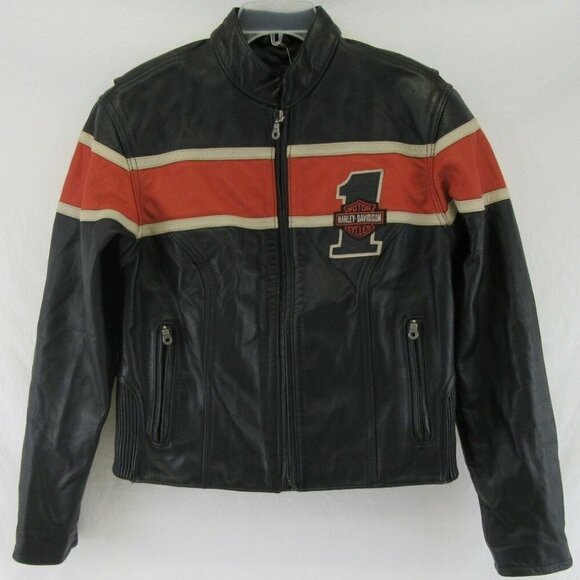 Harley-Davidson Jackets & Blazers - Harley Davidson Women's Leather Jacket EUC X Small​​​​​​​​​